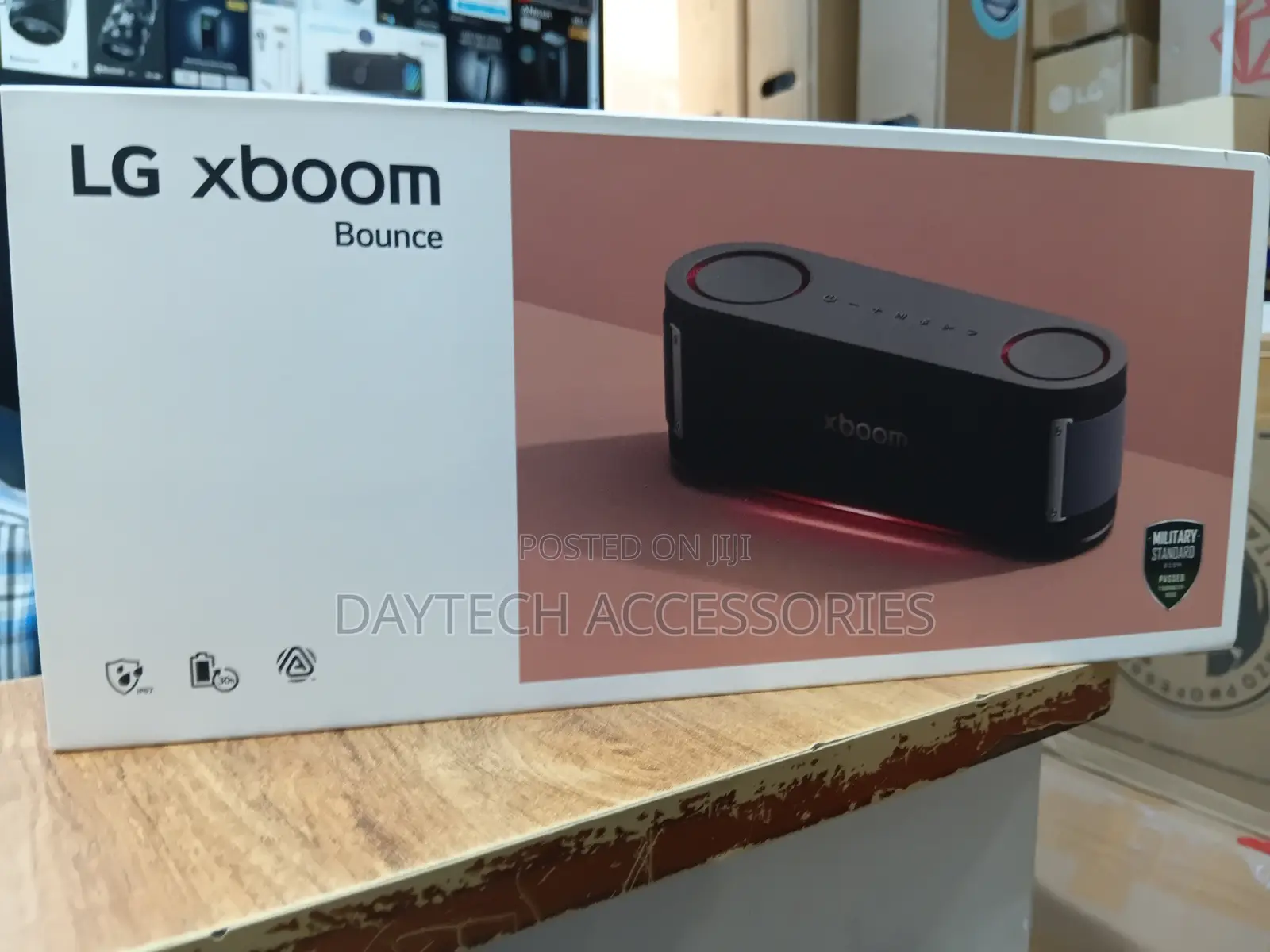 LG Xboom Bounce Bluetooth Speaker Xboom Signature Sound by will.i.am