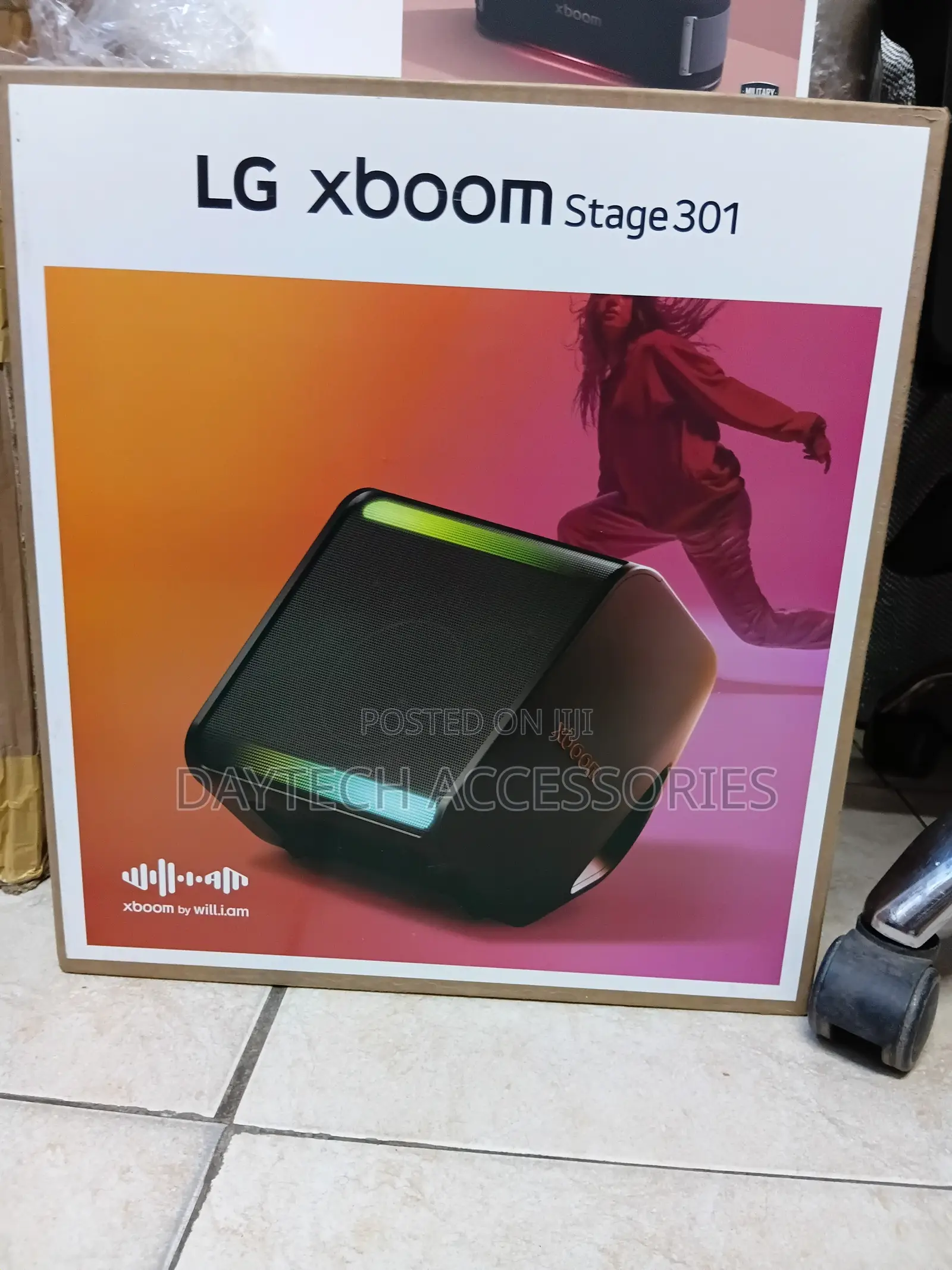 LG XBOOM Stage 301 120W Bluetooth Speaker.