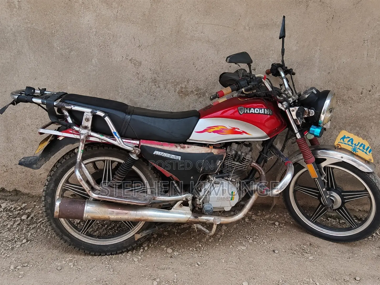 Haojin HJ125 2014 Red