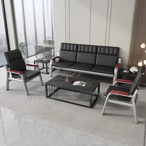 5 Seater Waiting Sofa + 2 Office Chairs | Reception Waiting Chairs