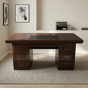 Executive Office Desk With Lockable Drawers