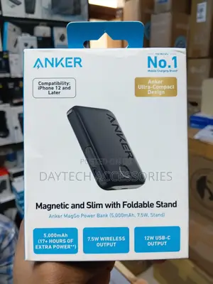 Anker MagGo 5,000mAh Magnetic 7.5W Wireless Charger.