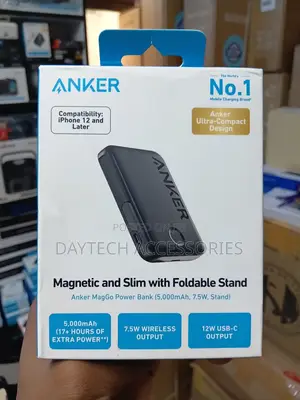 Anker MagGo 5,000mAh Magnetic 7.5W Wireless Charger.