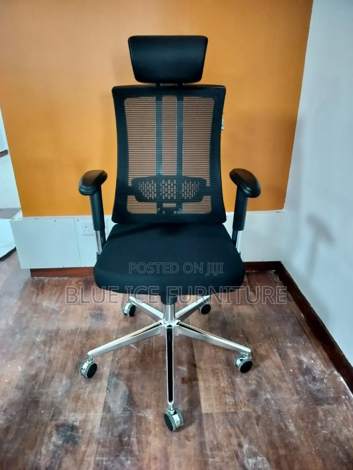 Executive Mesh Office Chair With Headrest | Comfortable Work Chair