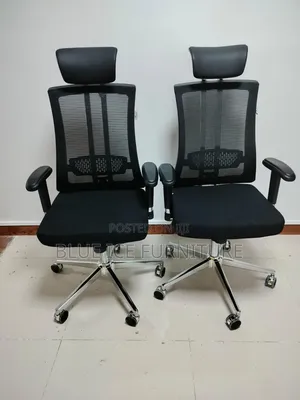 Executive Mesh Office Chair With Headrest | Comfortable Work Chair