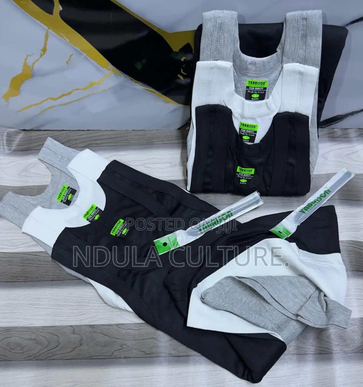Yarrison 100% Cotton Vests