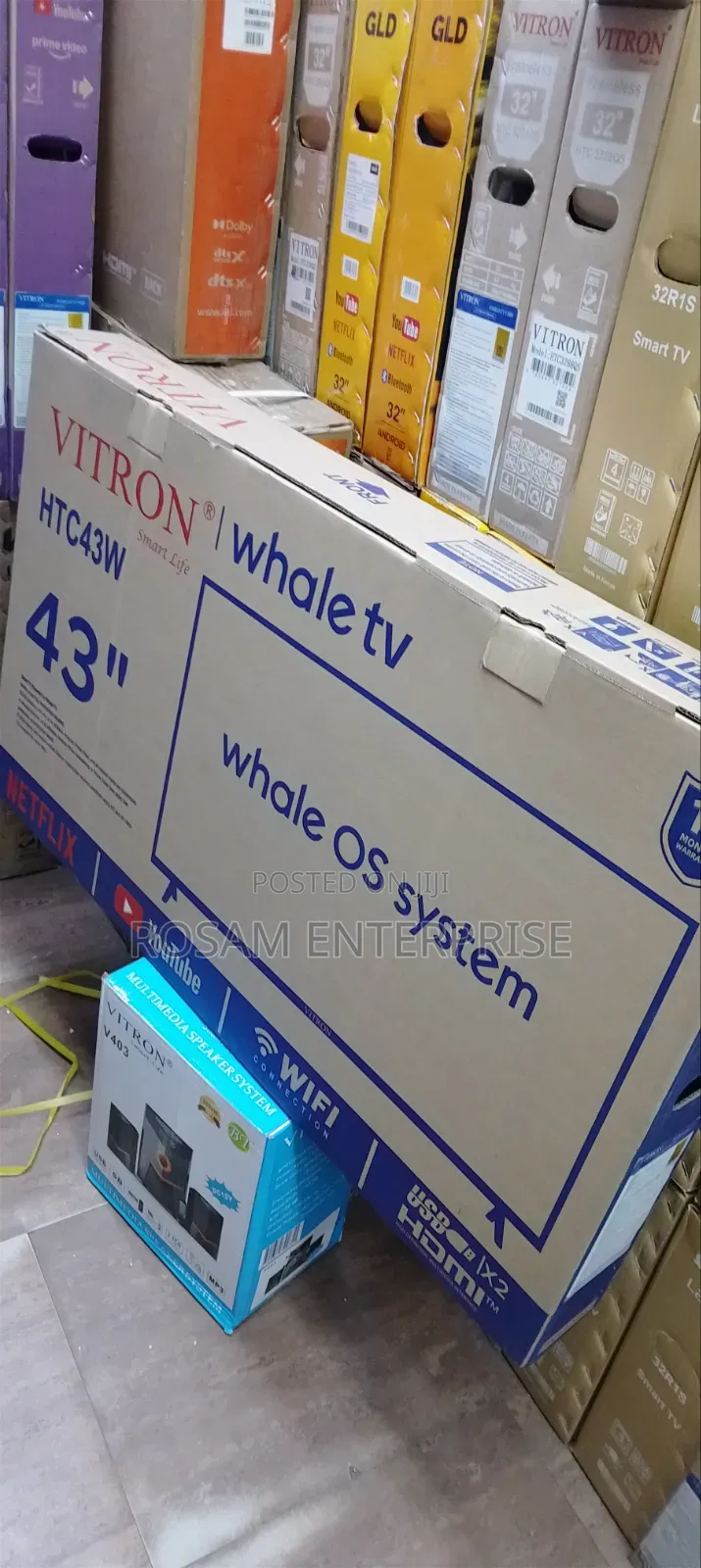 Vitron 43" Smart TV Wale