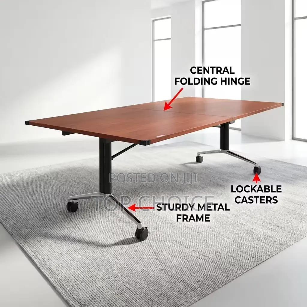 Foldable Conference Table , Boardroom Office Desk