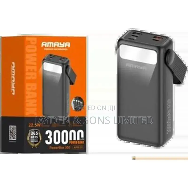 APB-30 30,000mAh Power Bank – High Capacity