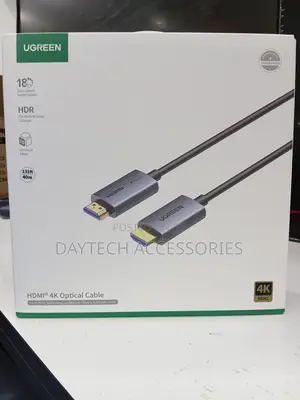The UGreen HD178 (Model 45508) 40M HDMI Fiber Optic Cable.