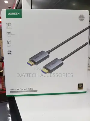 The UGreen HD178 (Model 45508) 40M HDMI Fiber Optic Cable.