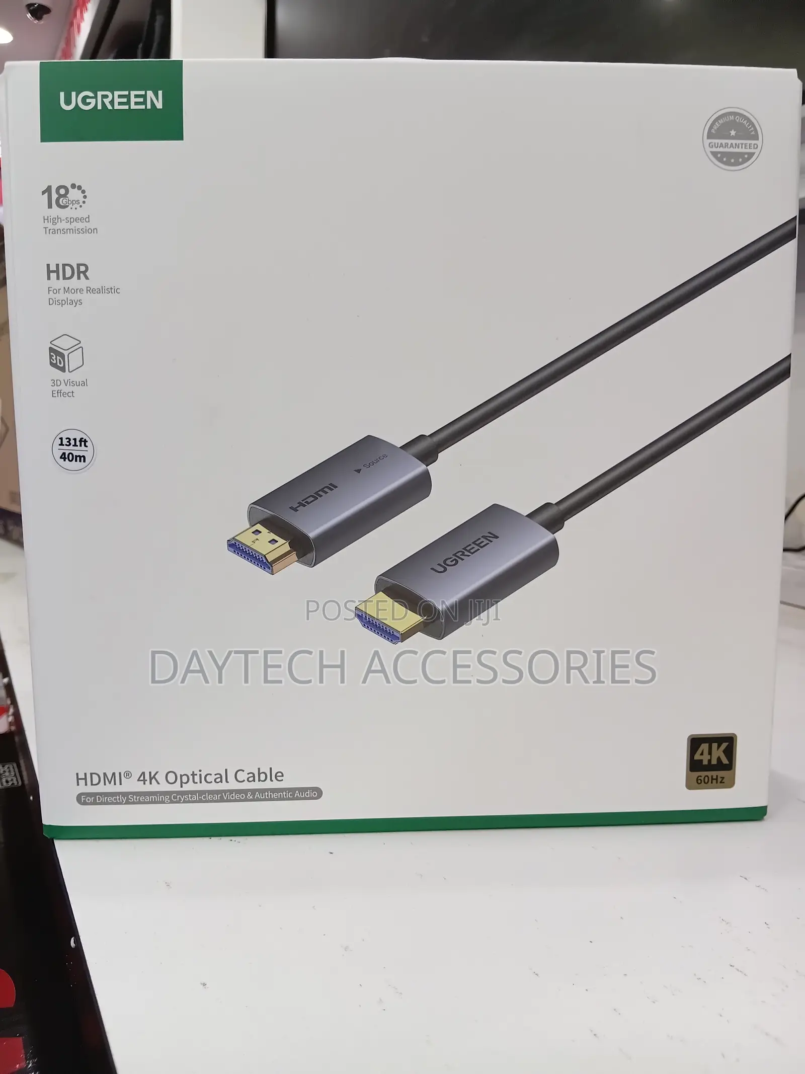 UGREEN 40M Fiber Optic HDMI Cable