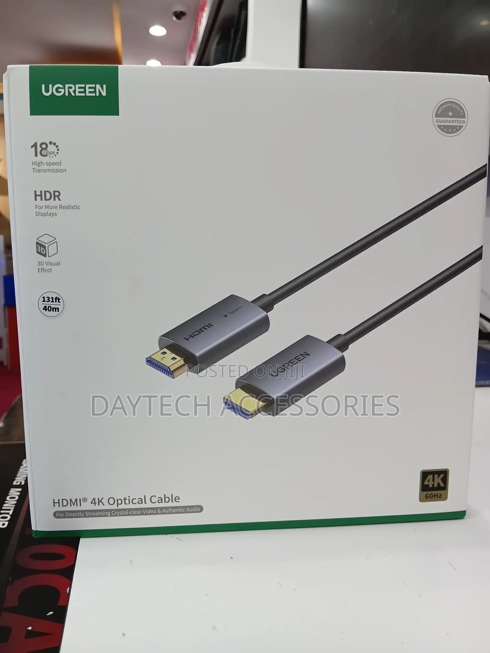 UGREEN 40M Fiber Optic HDMI Cable