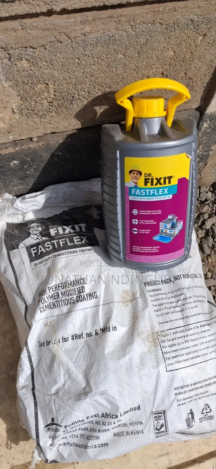 Dr. Fixit Fastflex – Flexible Construction Waterproofing