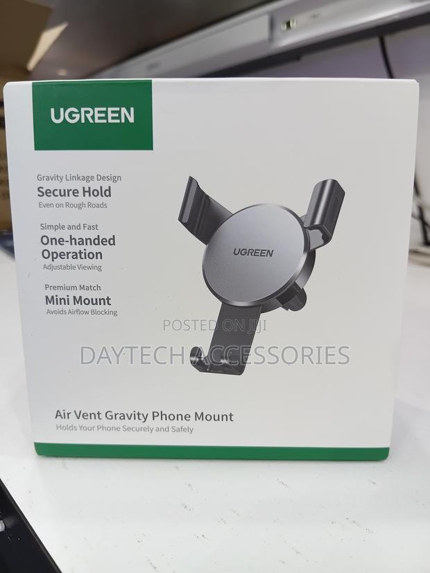 The Ugreen Air Vent Gravity Phone Mount Holder - Gray