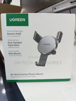 UGREEN Gravity Drive Air Vent Car Smartphone Mount (Model 40907)