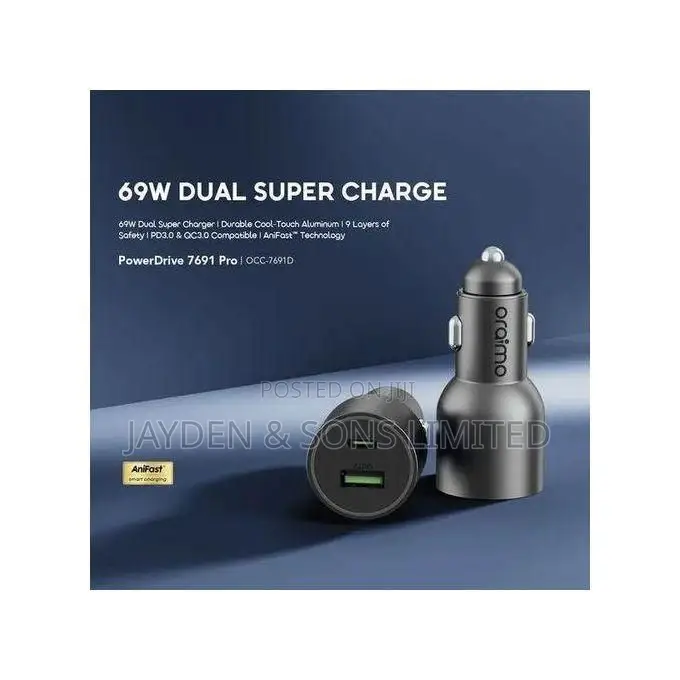 Ariomo 69W Dual Charger – Fast Reliable Charging