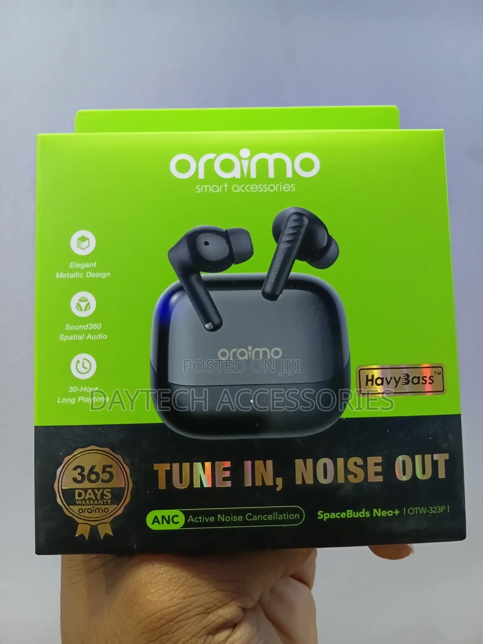 Oraimo SpaceBuds Neo+ (Model: OTW-323P) True Wireless Earbuds.