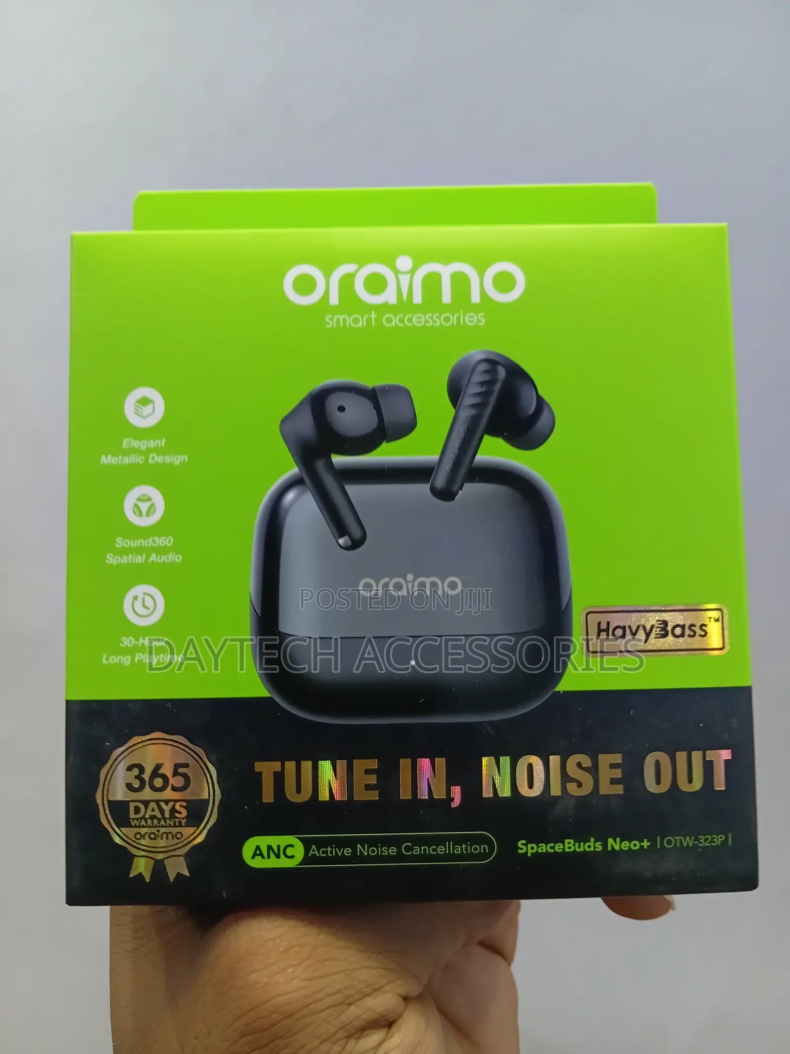 Oraimo SpaceBuds Neo+ (Model: OTW-323P) True Wireless Earbuds.