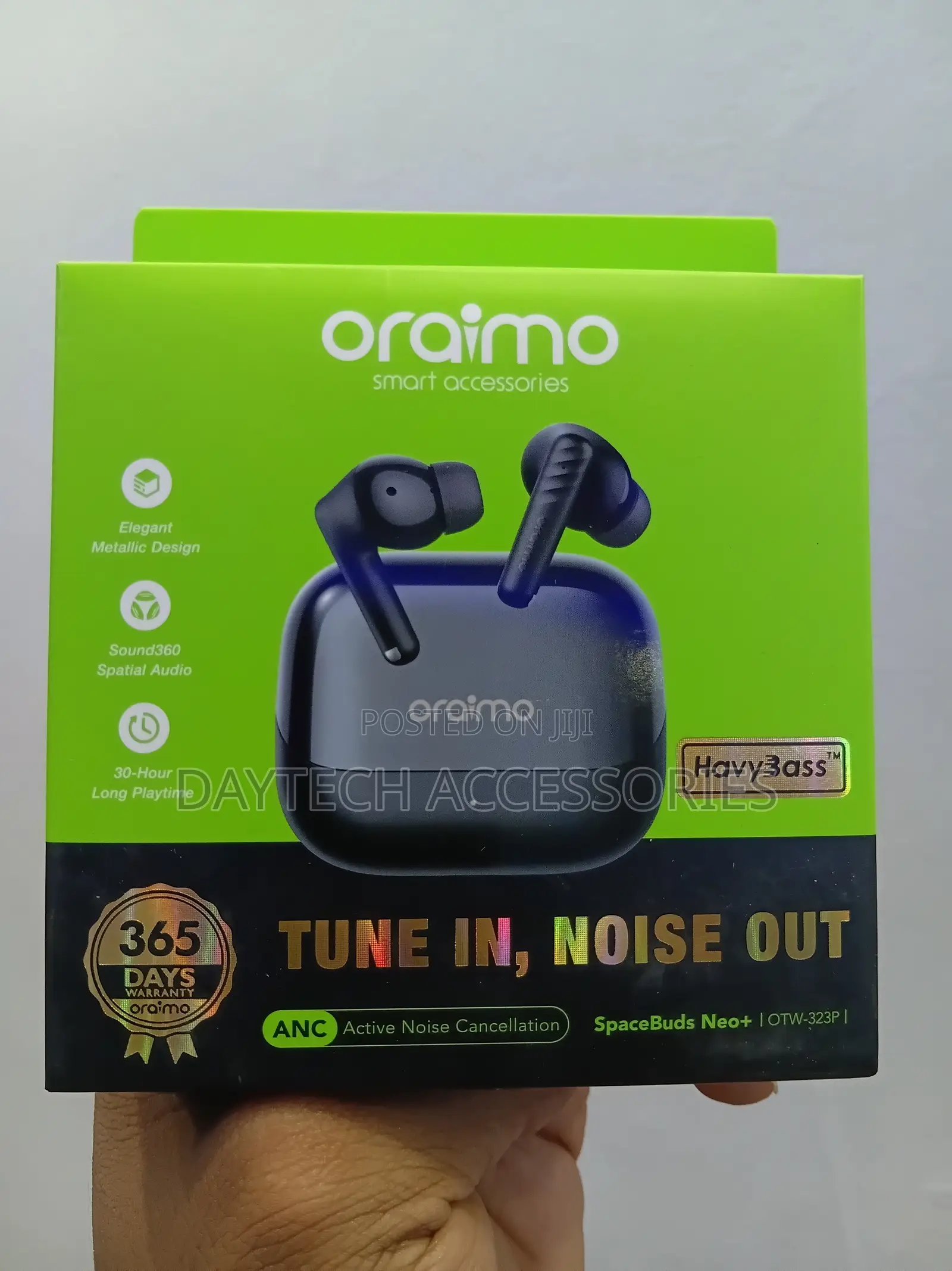 Oraimo SpaceBuds Neo+ (Model: OTW-323P) True Wireless Earbuds.