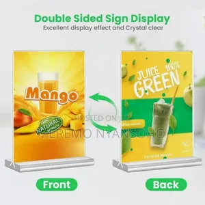Acrylic Table Talkers