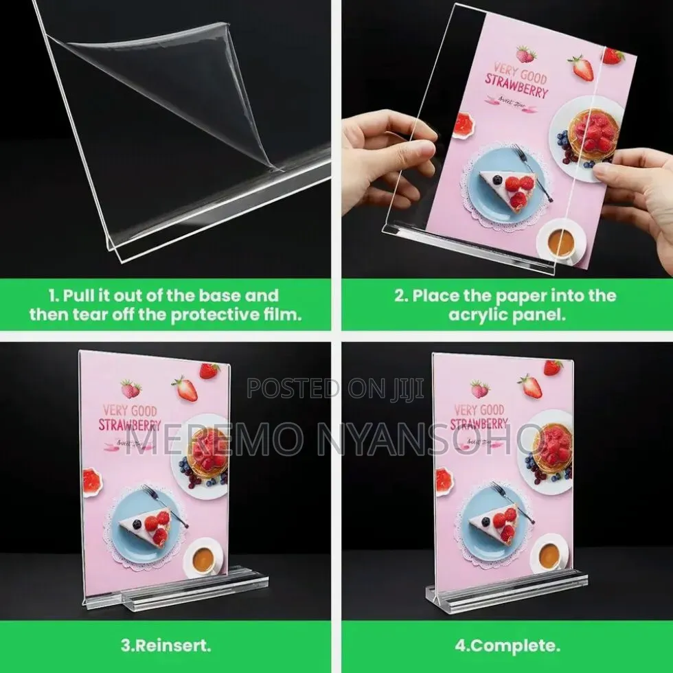 Acrylic Table Talkers