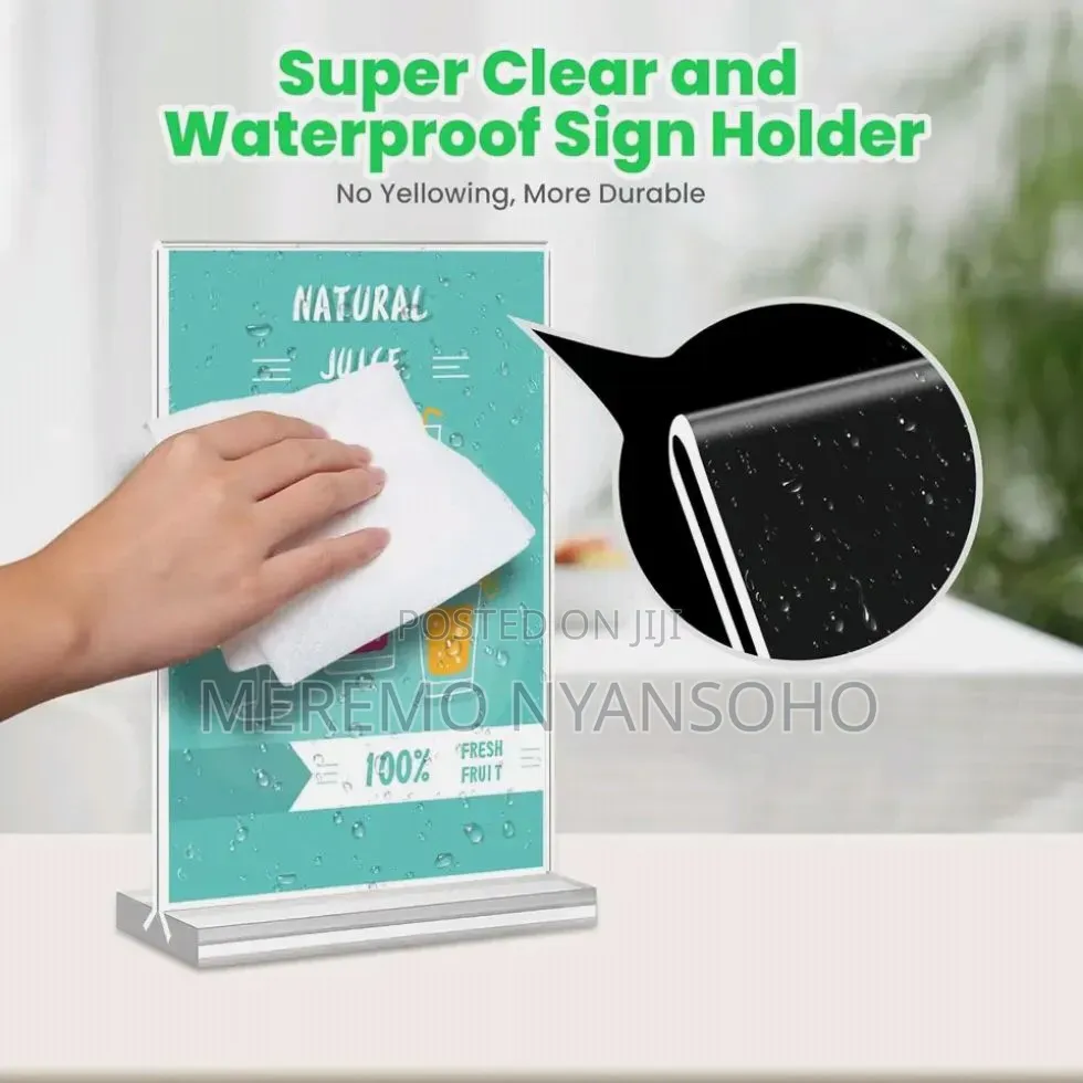 Acrylic Table Talkers