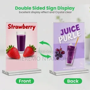 Acrylic Table Talkers