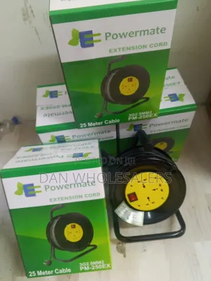 Powermate 25 Meter Extension Cable Reel 2.5mm Heavy Duty