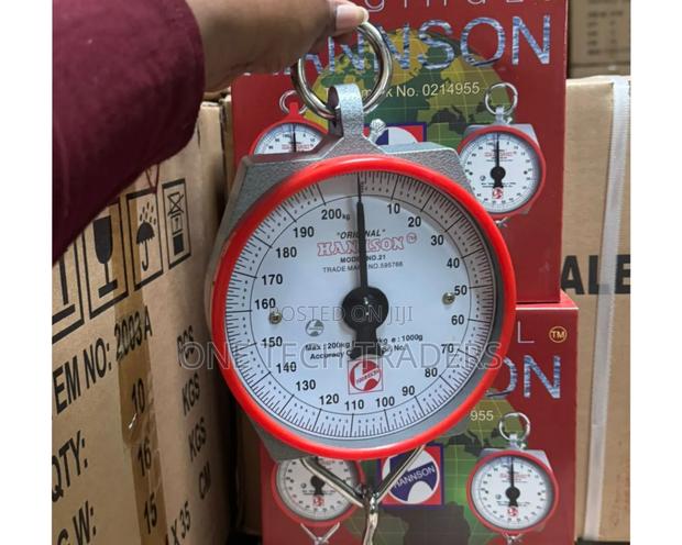 Original Hanson Spring Balancing Weighing Scale 200kg Max