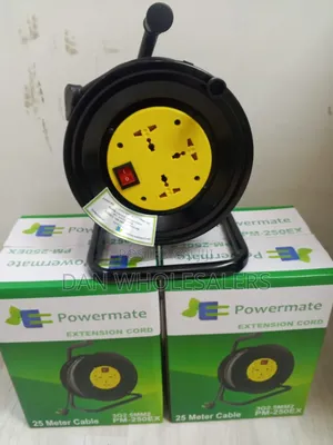 Powermate 25M 2.5mm Extension Cable Reel With Safety Switch