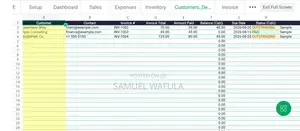 Small Business Excel Template - Sales, Expenses, Stock Profit