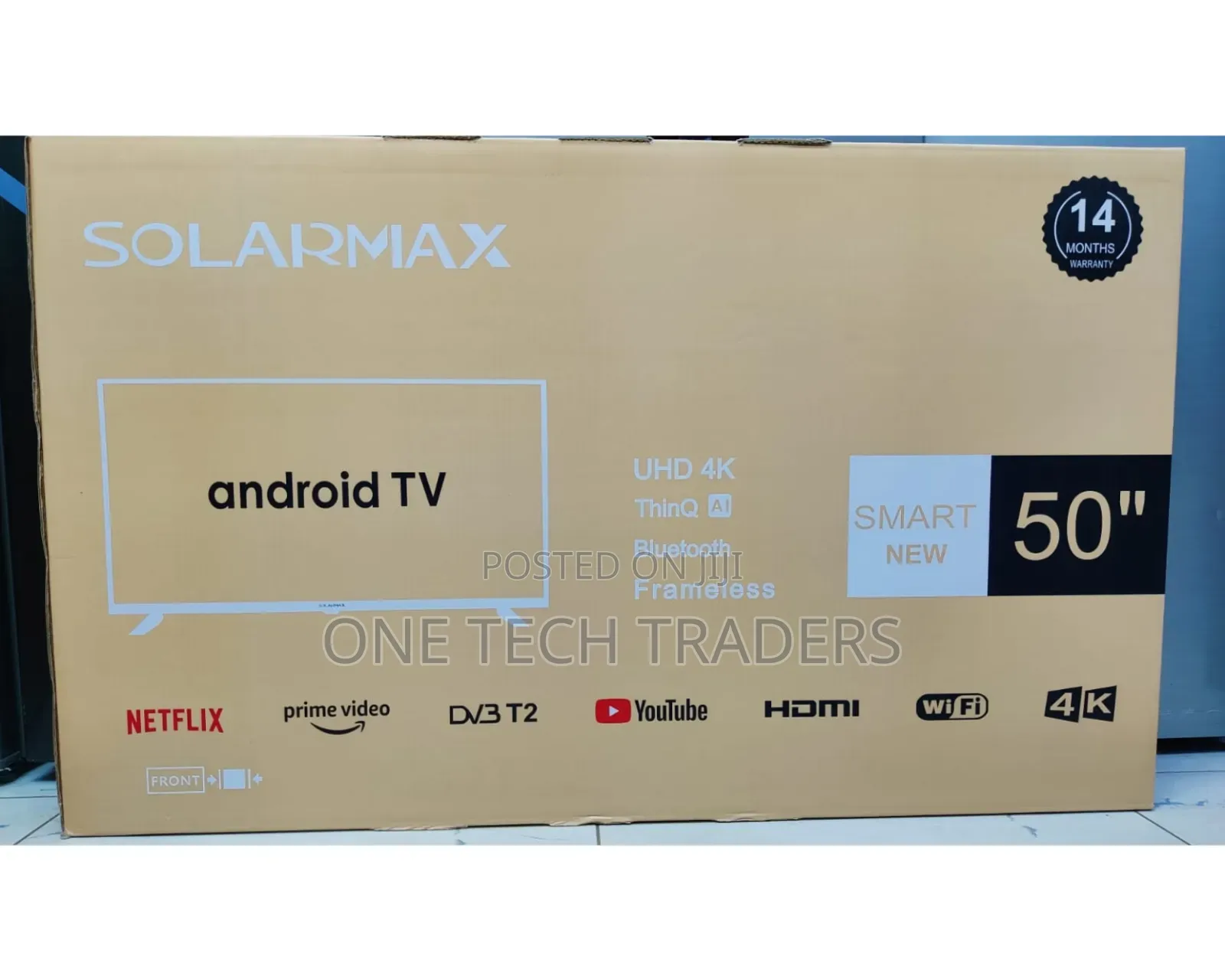 Solarmax TV 50" Android QLED Smart TV