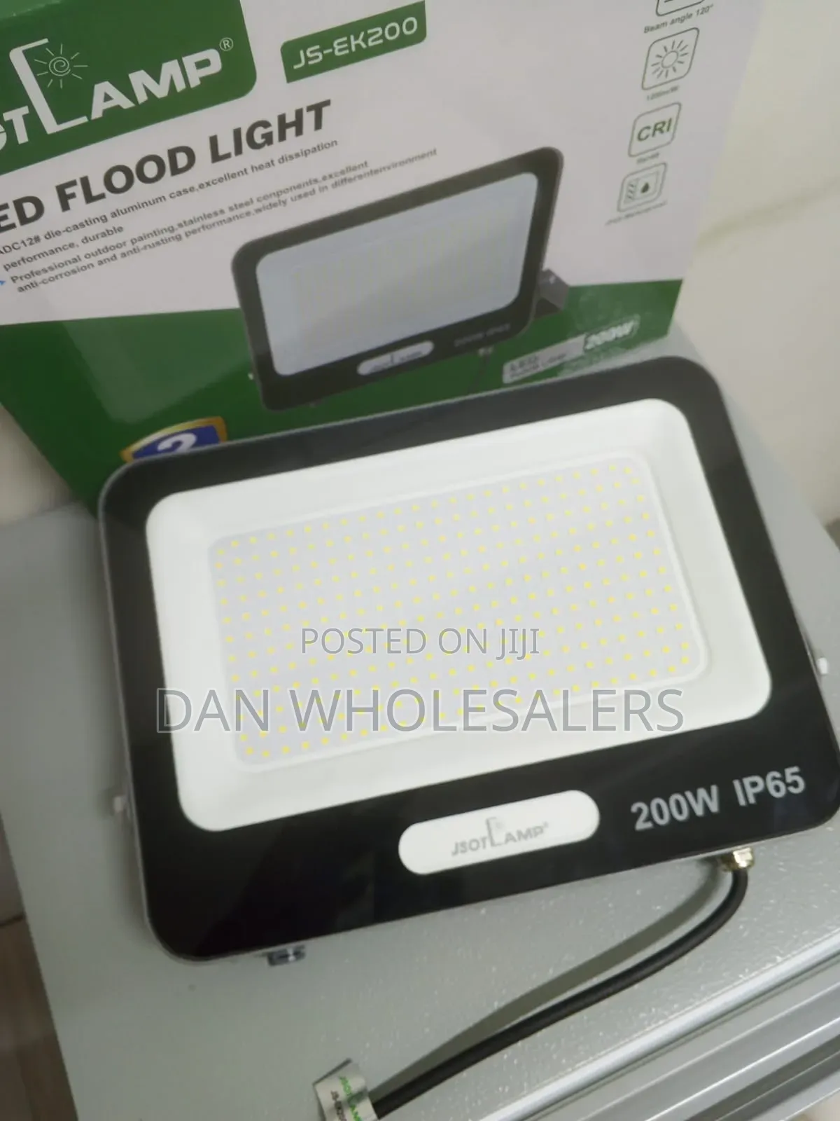 JS-EK200 200W LED Floodlamp IP65 Waterproof Wide Beam