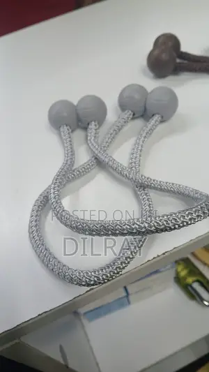 Grey Curtain Holders