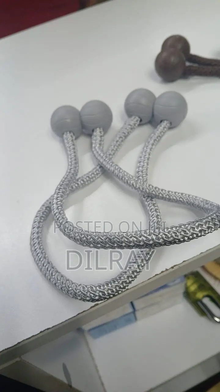 Grey Curtain Holders