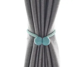 Grey Curtain Holders