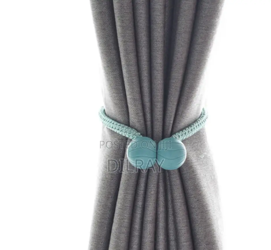 Grey Curtain Holders