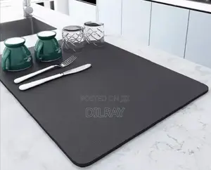 Kitchen Dishes Drainer Mat