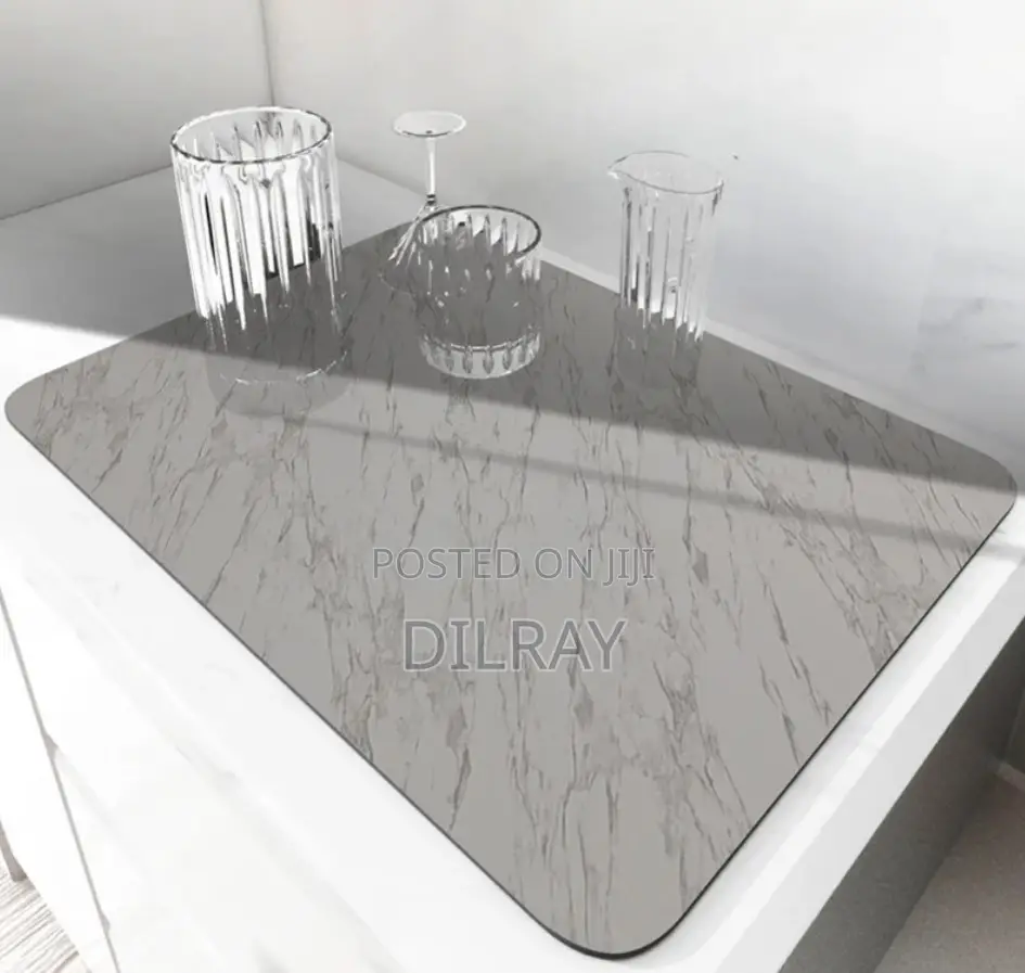 Kitchen Dishes Drainer Mat