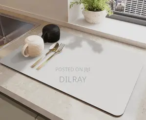 Kitchen Dishes Drainer Mat