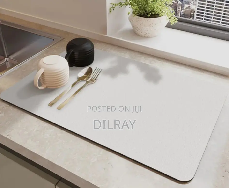 Kitchen Dishes Drainer Mat