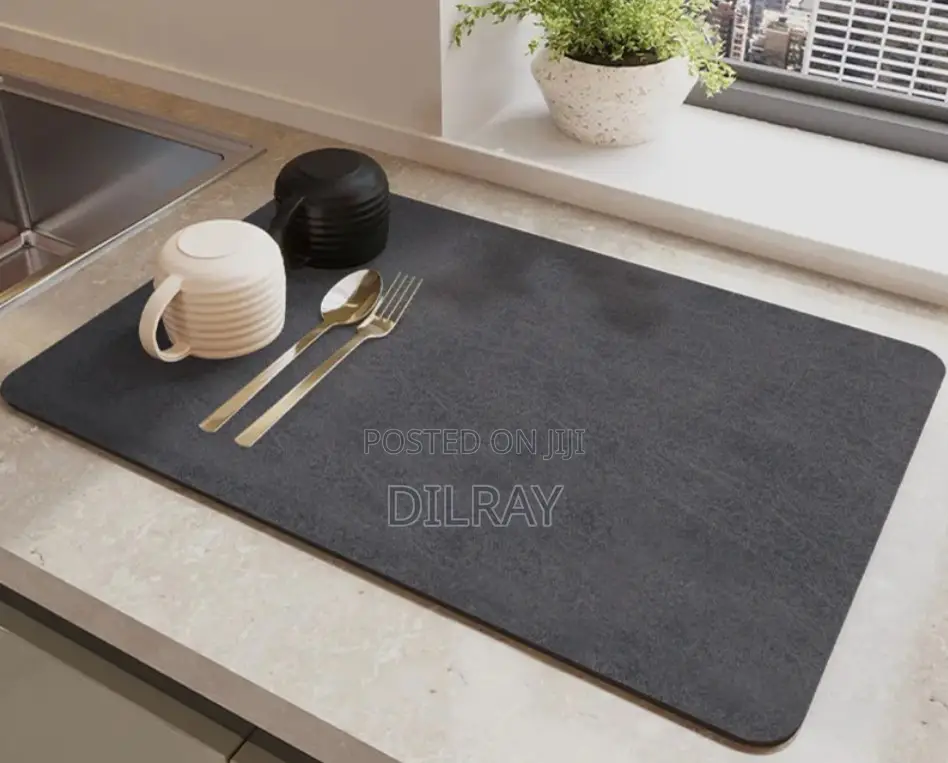 Kitchen Dishes Drainer Mat