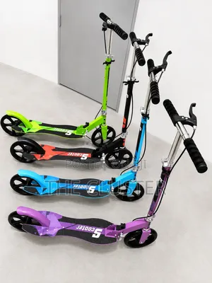 Scooter With Hand Brakes Big Wheels