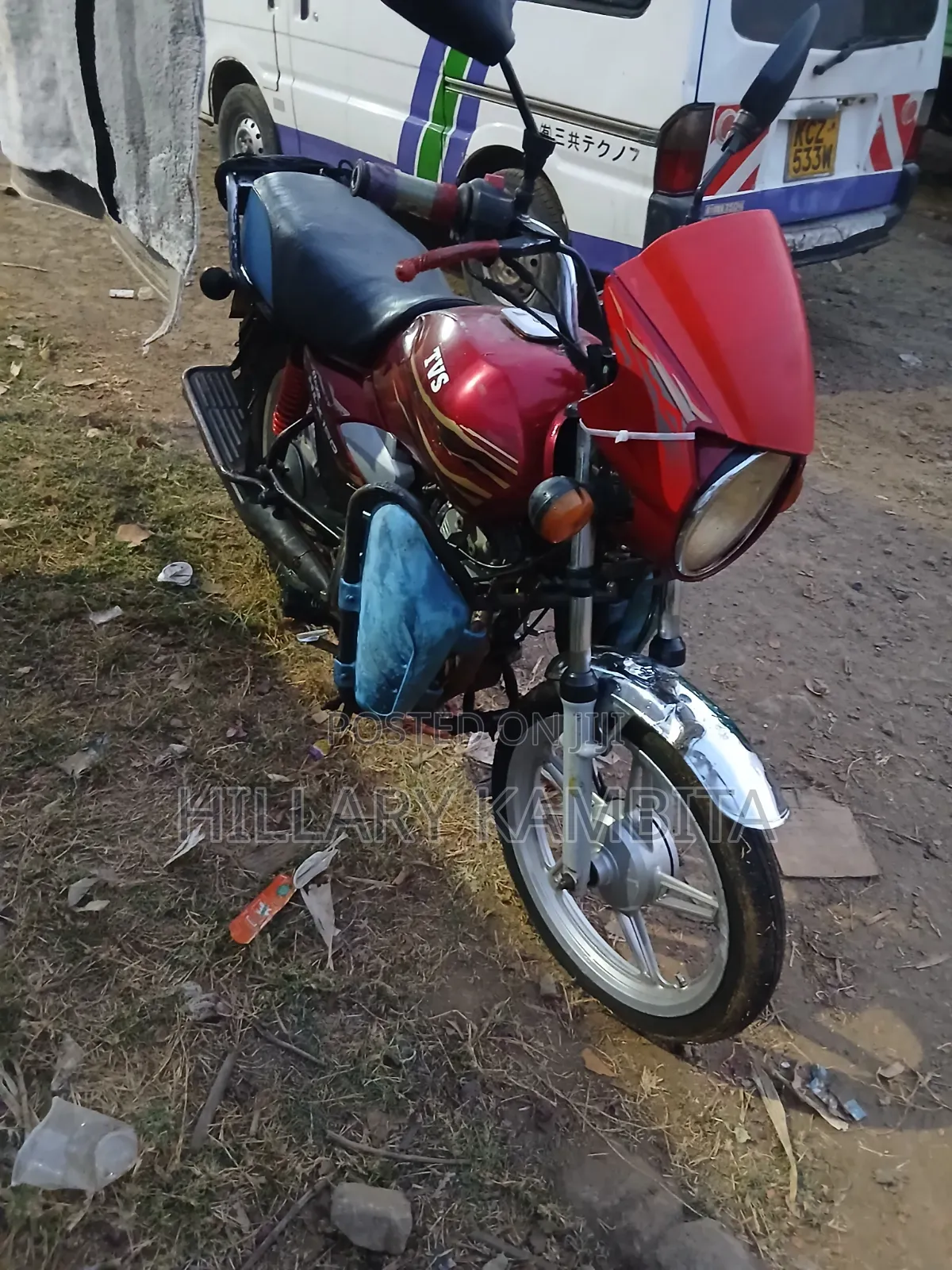 TVS HLX Plus ES 2018 Red