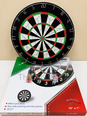 Professional Dart Board 2 Games 
18 Inches 
2 Side Print