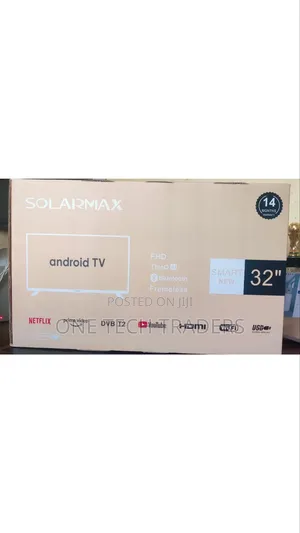 Solarmax TV,32" Smart Android  Framless TV