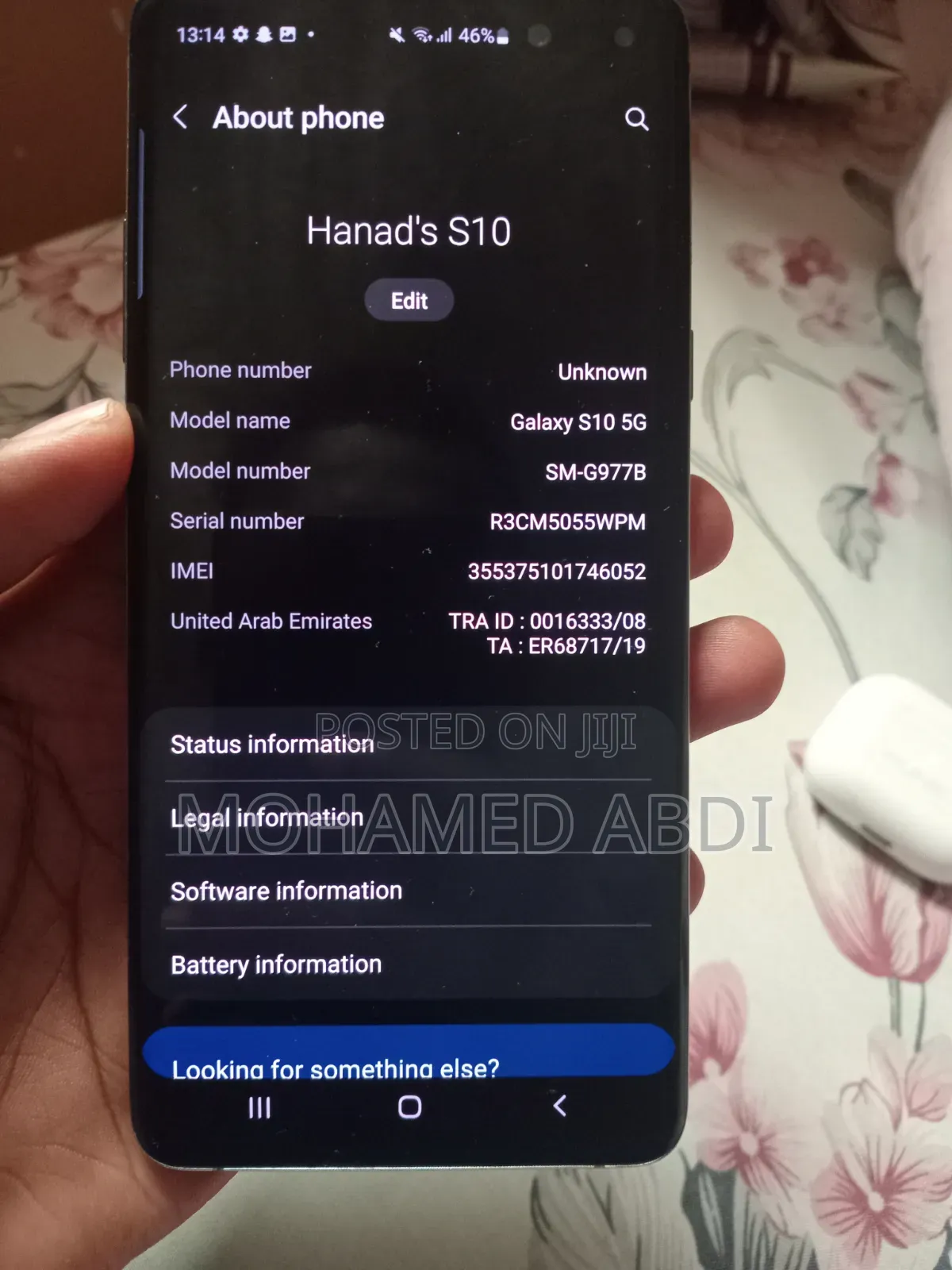 Samsung Galaxy S10 5G 256 GB Black