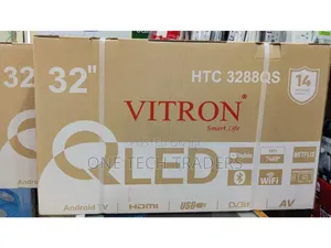 Vitron 32" QLED  Smart Android Frameless With Bluetooth