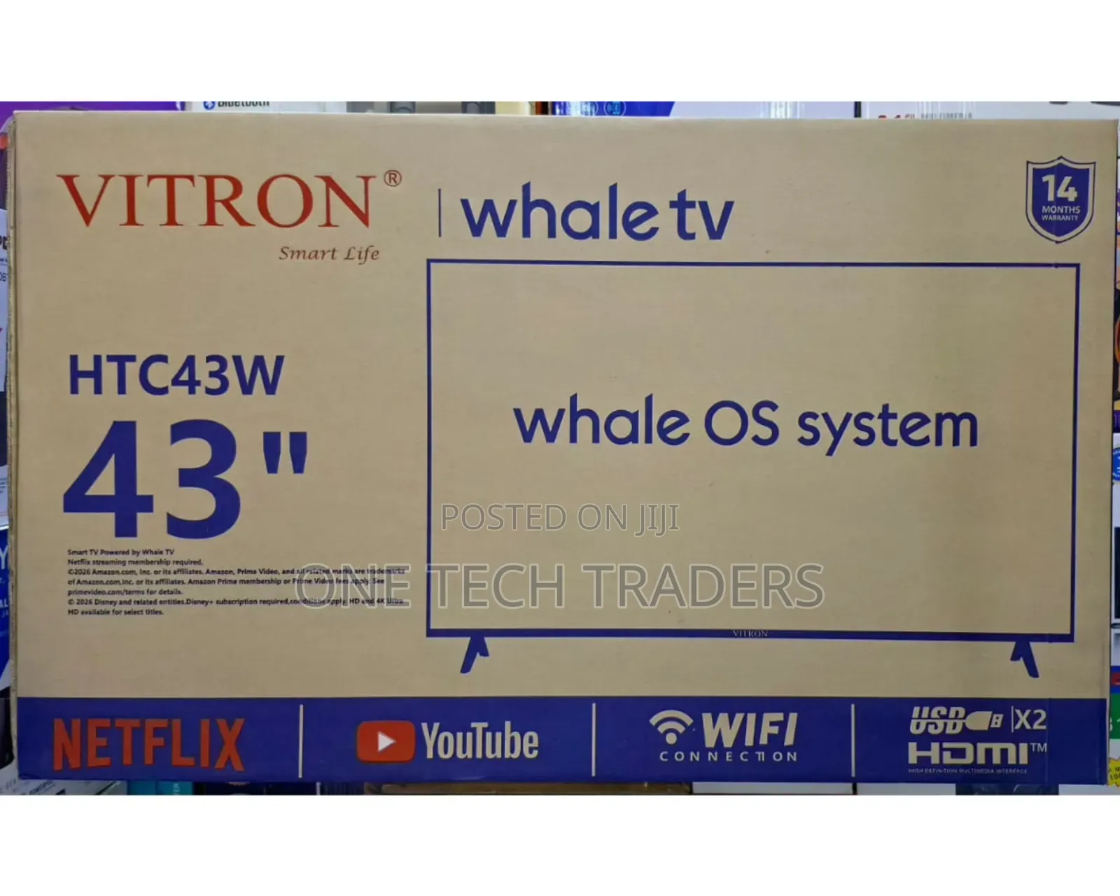 Vitron 43" Smart Whale TV
